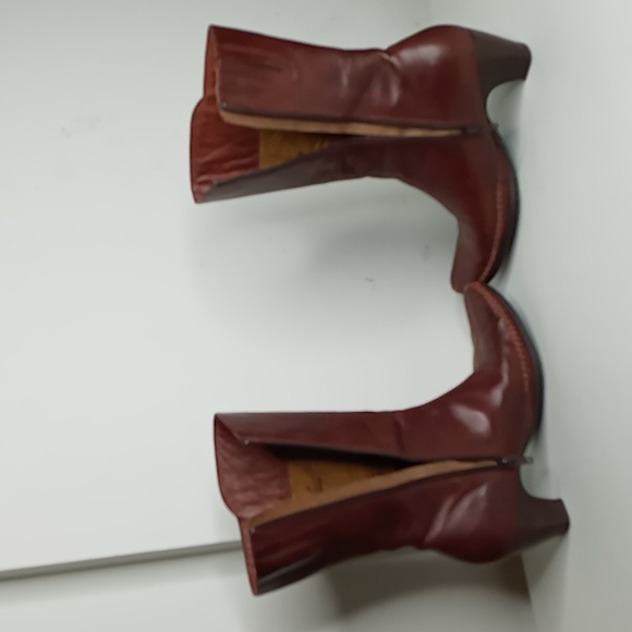 Pikolino Leather 1/2 Calf Boots w/Moccasin Toe Stitching -Spain -Brown-37/6.5 - Picture 13 of 16